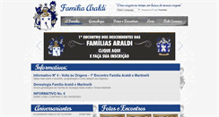 Desktop Screenshot of familiaaraldi.com